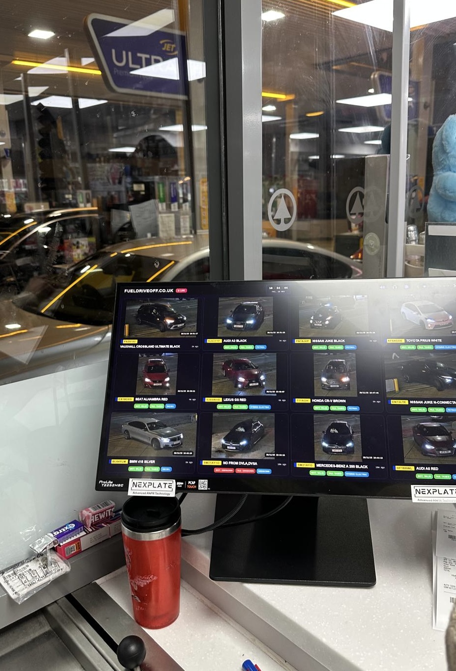 Fueldriveoff.co.uk dashboard in New north services.